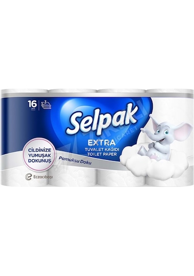 3 Adet Selpak Extra Tuvalet Kağıdı 16'lı