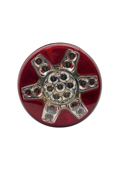 24v Stop-park Lambası Ledli Yuvarlak Güleryüz Cobra-mıtsubıshı-otokar-temsa 122 Mm