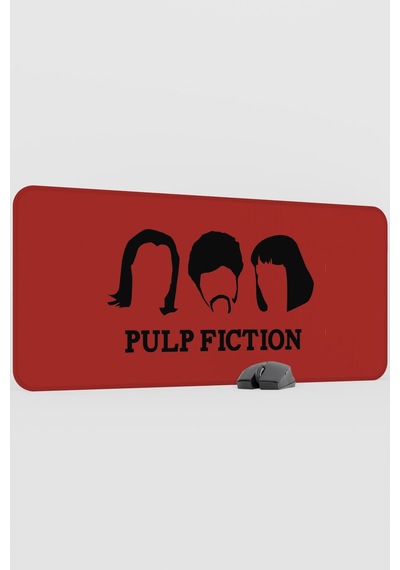 Pulp Fiction Ucuz Roman Tarantino V3 90x40 Xxl Gaming Kauçuk Kaymaz Taban Mouse Pad Fare Altlığı