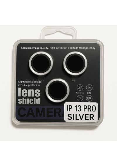 Apple Uyumlu iPhone 13 Pro/ Promax Kamera Lens Koruyucu Black/silver/gold/purple Yüksek Çözünürlük-parlak-güçlü Silver