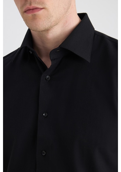 D'S Damat Ds Damat Slim Fit Siyah Armürlü Gömlek 5hf02ta06341m Çok Renkli