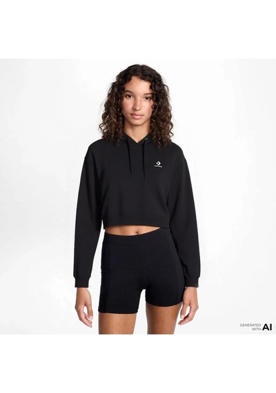 Converse Classic Kadın Siyah Hoodie