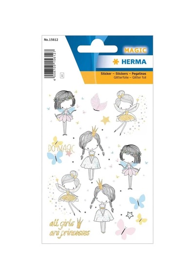 Magic Glitery Masal Prensesi Etiket 15612