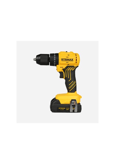 Kömürsüz Akülü Darbeli Matkap 54nm 20v 2x2.0 Ah Akü Rtrmax S-lıon - Rts5012
