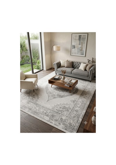 Rixox Home Oslo Serisi 160x230 Lüx Üst Seviye 120 Tarak Halı Farklı Ebat Temin Edilebilir Gri