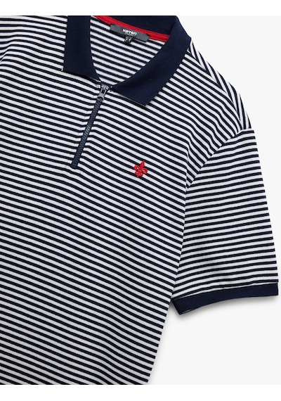 Koton Regular Fit Kısa Kollu Fermuarlı Polo Yaka Tişört Lacivert Çizgili 5sam10144mk Lacivert Çizgili Koton Regular Fit Kısa Kollu Fermuarlı Polo Yaka Tişört Lacivert Çizgili 5sam10144mk Lacivert Çizgili