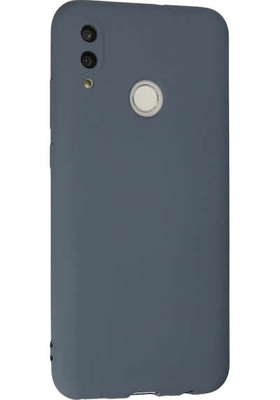Gld-spt- Newface Huawei P Smart 2019 Kılıf Nano İçi Kadife Silikon - Gri