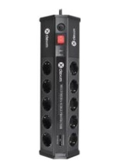 Dexim Sp10bg 10 Port Akım Koruyucu Priz 2usb
