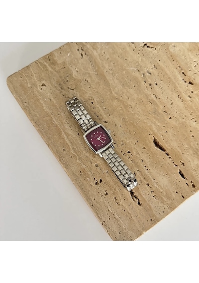 Savine Silver Bordo Saat
