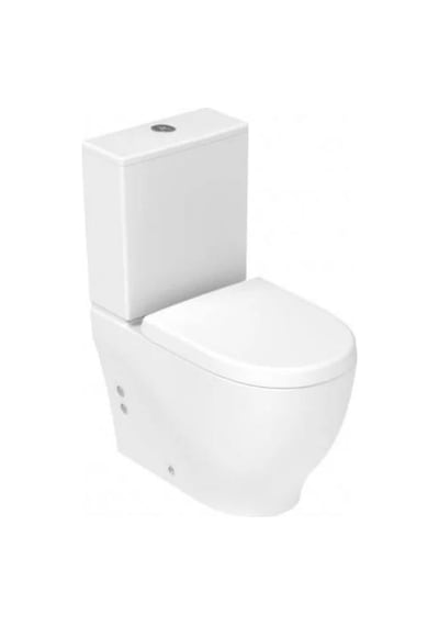Creavit Mare Duvara Sıfır Kanalsız Klozet + Rezervuar + Duroplast Kapak + Çift Basmalı İç Takım Set