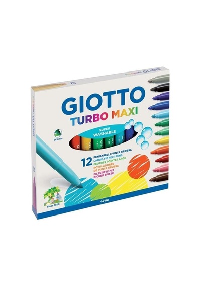 Giotto Keçeli Kalem Turbo Maxı 12 Renk