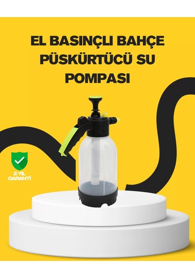 Köpük Püskürtücü 2 Litre Dayanıklı Manuel Basınçlı Yıkama Şişesi 10'lu Set
