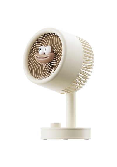 Everest Efn14 Krem 1200mah 3 Hız Kademeli Masaüstü Usb Fan