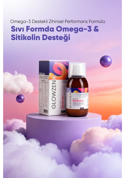 Glowzen+ Cognizin Sitikolin Şurup 100 Ml