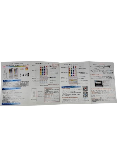 Doraled Tuya Destekli Wifi Kontrollü RGB Şerit Led Kontrol Cihazı 5-24V