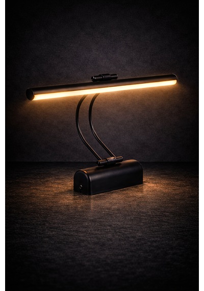 Merwish 35 Cm Flüt Led Aplik 3200k Sarı Işık Kablolu Duvar Apliği 220v Elektrik Bağlantılı Modern Tasarım Siyah
