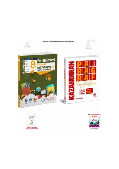 Çanta 8. Sınıf Lgs Fen Bilimleri Ve Paragraf 2 Kitap Seti