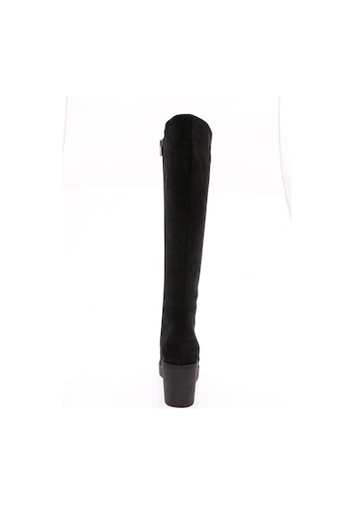 Dgn 22505-22k Kadin Dolgu Taban Fermuarli Uzun Çizme 22505-2-R1680 Siyah