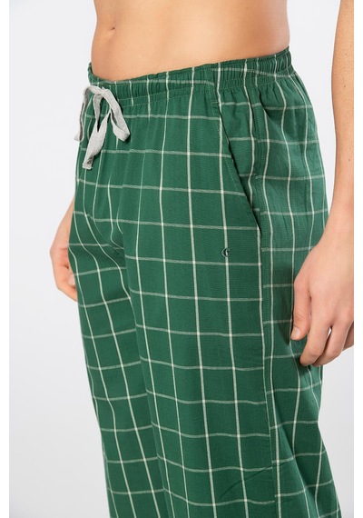 Cacharel Erkek Dokuma Pijama Tek Alt 2240/yeşil 4 Çok Renkli