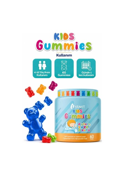 Kids Dry Beds Sweet Gummıes 60 Adet