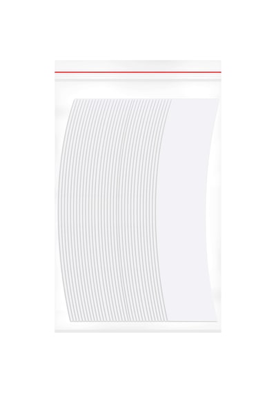Lace Front Muadili Protez Saç Bandı Oval C 2,0 X 7,5 Cm 36 Adet