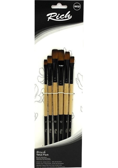 Rich Fırça Yeni Seri 05 Stroke 6 Lı Set 3 11217