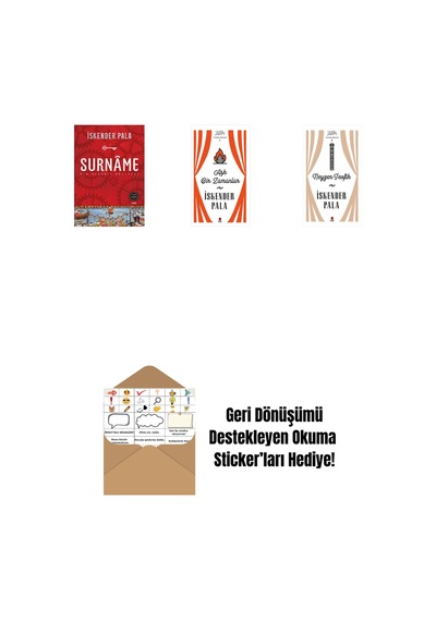 Surnâme - Bir Osmanlı Mâcerası + Aşk Bir Zamanlar Ciltli + Neyzen Tevfik Ciltli + Okuma Sticker'ları