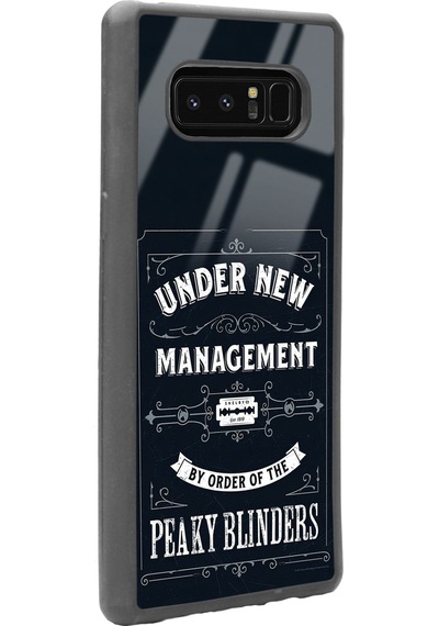 Samsung Uyumlu Note 8 Peaky Blinders Management Tasarımlı Glossy Telefon Kılıfı Çok Renkli