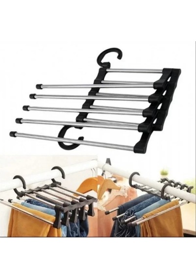Home Hareketli Pantolon Askılığı 5 İn 1