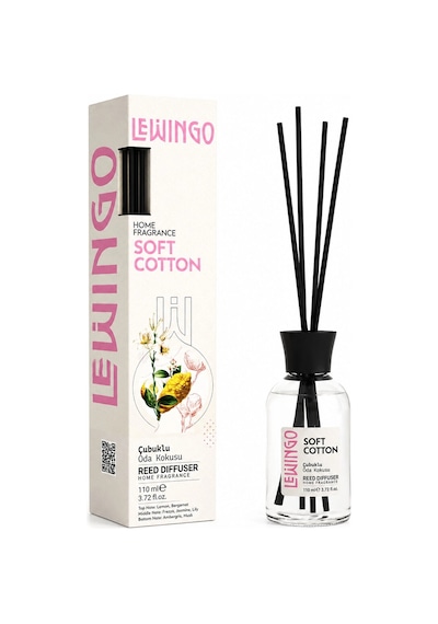 Soft Cotton Bambu Çubuklu Oda Kokusu - 110 Ml - Cam Şişe Çam