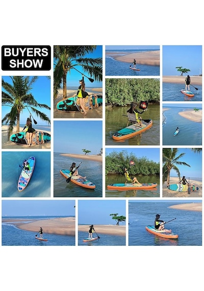 Ultty Sup Paddle Board Seti Şişme Paddle Board + Kürek + Pompa Sup Board/stand Up Paddle Turkuaz