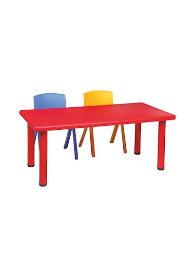 Dikdörtgen Masa Plastik 60 x 120 CM Çok Renkli