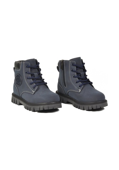 Pepino Lacivert Bağcıklı Fermuarlı Kaymaz Unisex Çocuk Bot 1782 P Lacivert