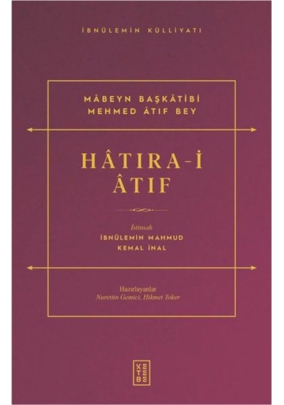 Hâtıra-i Âtıf - Rzır-759575