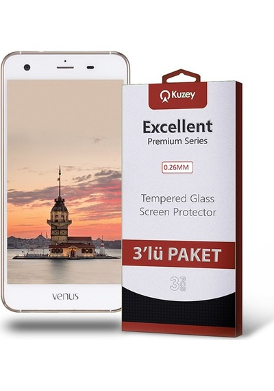 Vestel Uyumlu Venüs V3 5570 Ekran Koruyucu Cam 3 Adet (532176895)