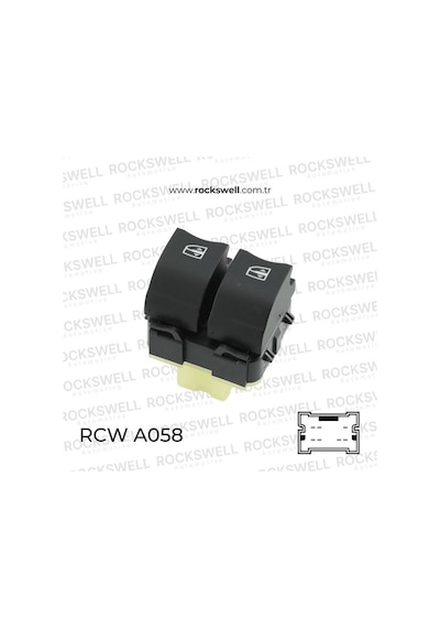 Cam Acma Kapama Anahtarı On Sol Kangoo Iıı Logan Iı Sandero Iı Dokker Duster Lodgy Renault 1 Ad