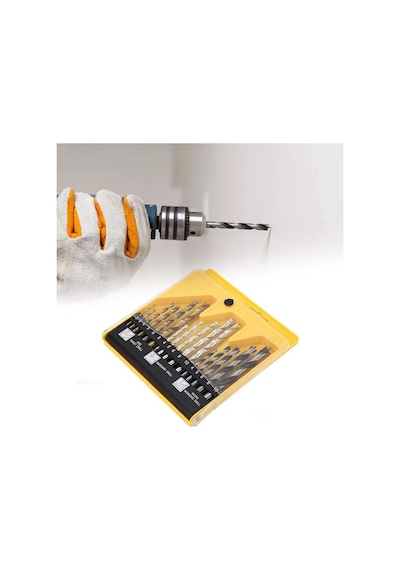 Zhltools Matkap Ucu Seti- Beton Metal Ahşap Matkap Ucu Drill Bits Set 16 Lı Set