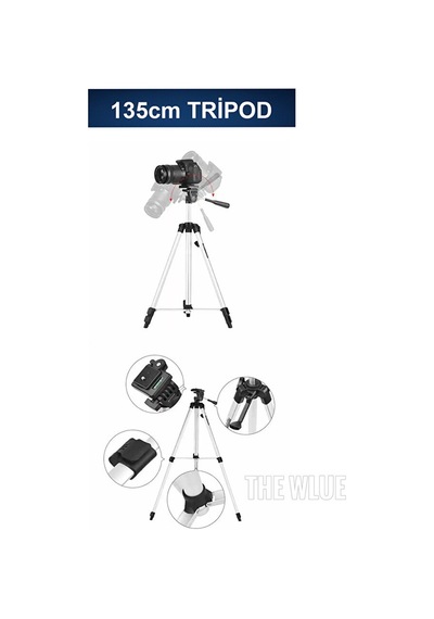 Profesyonel Outdoor Tripod 135cm Tüm Dslr Kameralarla Uyumlu Vide