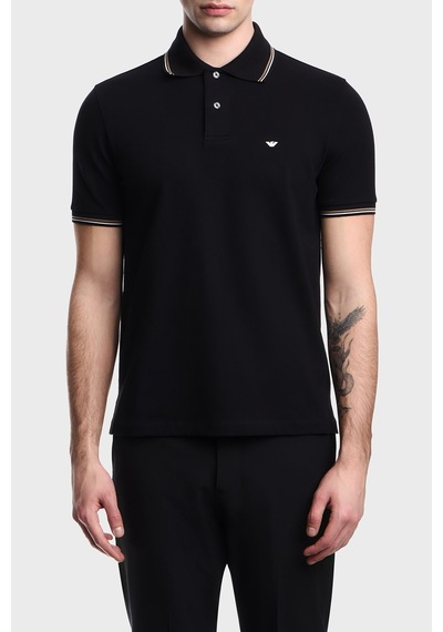 Emporio Armani Erkek Polo Em004606 Af23090 Uc001 Siyah Siyah