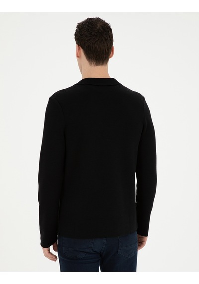 Pierre Cardin Erkek Siyah Hırka Triko 50278079-vr046 Siyah