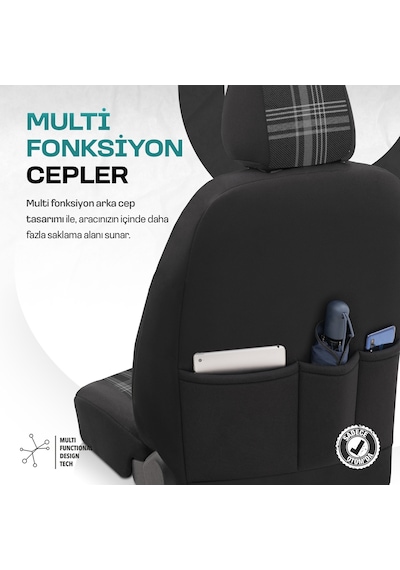 Otom Gti Sports Design Ekstra Destekli Oto Koltuk Kılıfı 553166328