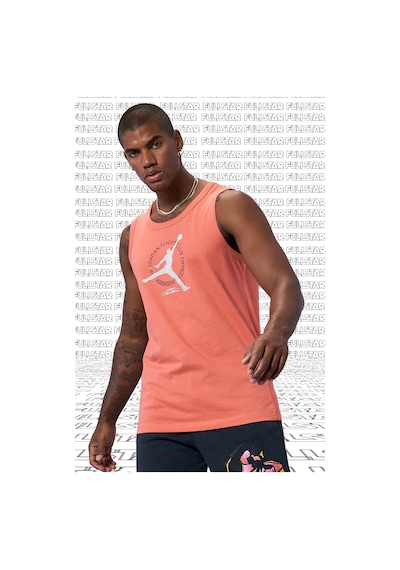 Nike Jordan Mvp Flight Cotton Tank Top Singlet Pink Pamuklu Erkek Spor Atlet Somon