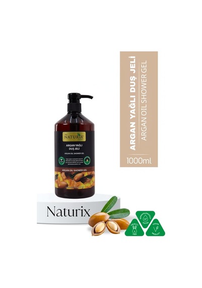 Naturix Argan Yağlı Duş Jeli 1000ml 12'li Paket