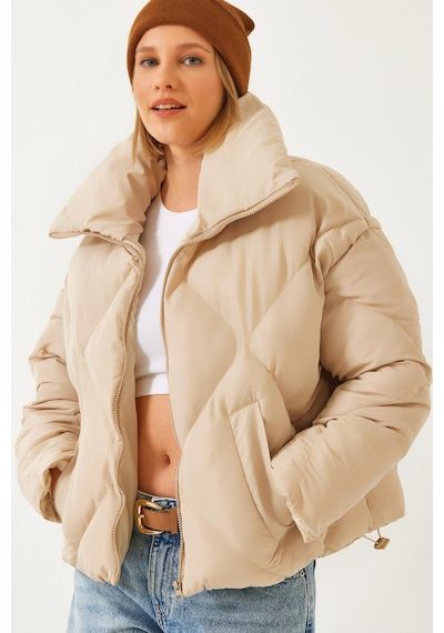 Shade Kadın Oversize Şişme Mont 10191065 - Bej