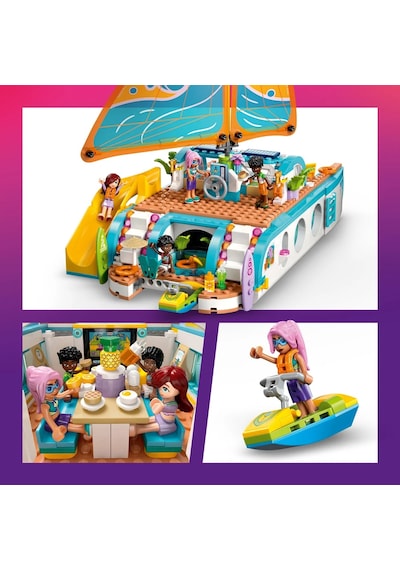 LEGO® Friends Gezi Teknesi Macerası 42664 - 8 Yaş ve Üzeri Çocuklar için Yaratıcı Oyuncak Yapım Seti (685 Parça)