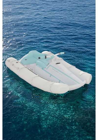 E-210 Katlanabilir Elektrikli Şişme Bot / Su Aracı - Çift Kişilik, Karavan Uyumlu