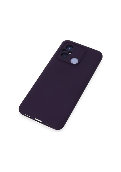 Ilkeshop Newface Xiaomi Redmi 12c Kılıf Nano İçi Kadife Silikon - Mor