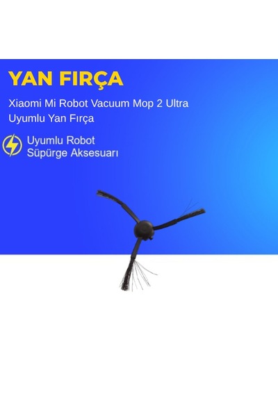 Xiaomi Mi Robot Vacuum Mop 2 Ultra Uyumlu Yan Fırça