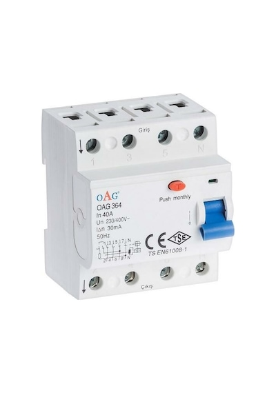 Oag 3x40 300ma Yangın Koruma Rolesi