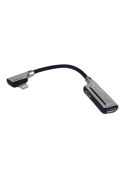 Aluminyum Kasa Çift Lightning Çoklayıcı Adaptör Dual Jak